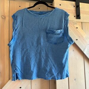 Free People  Sleeveless Pocket Tee